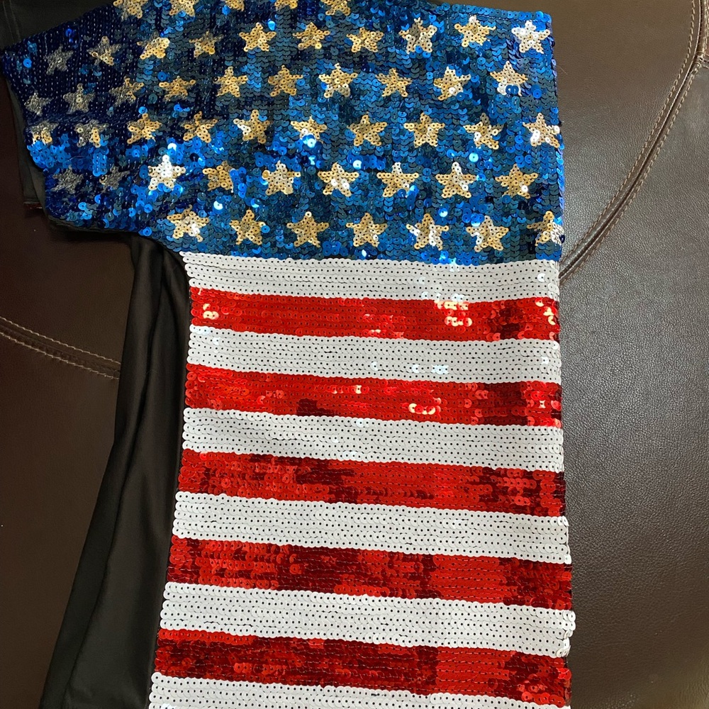 Flag sequins top - Picture 2 of 8